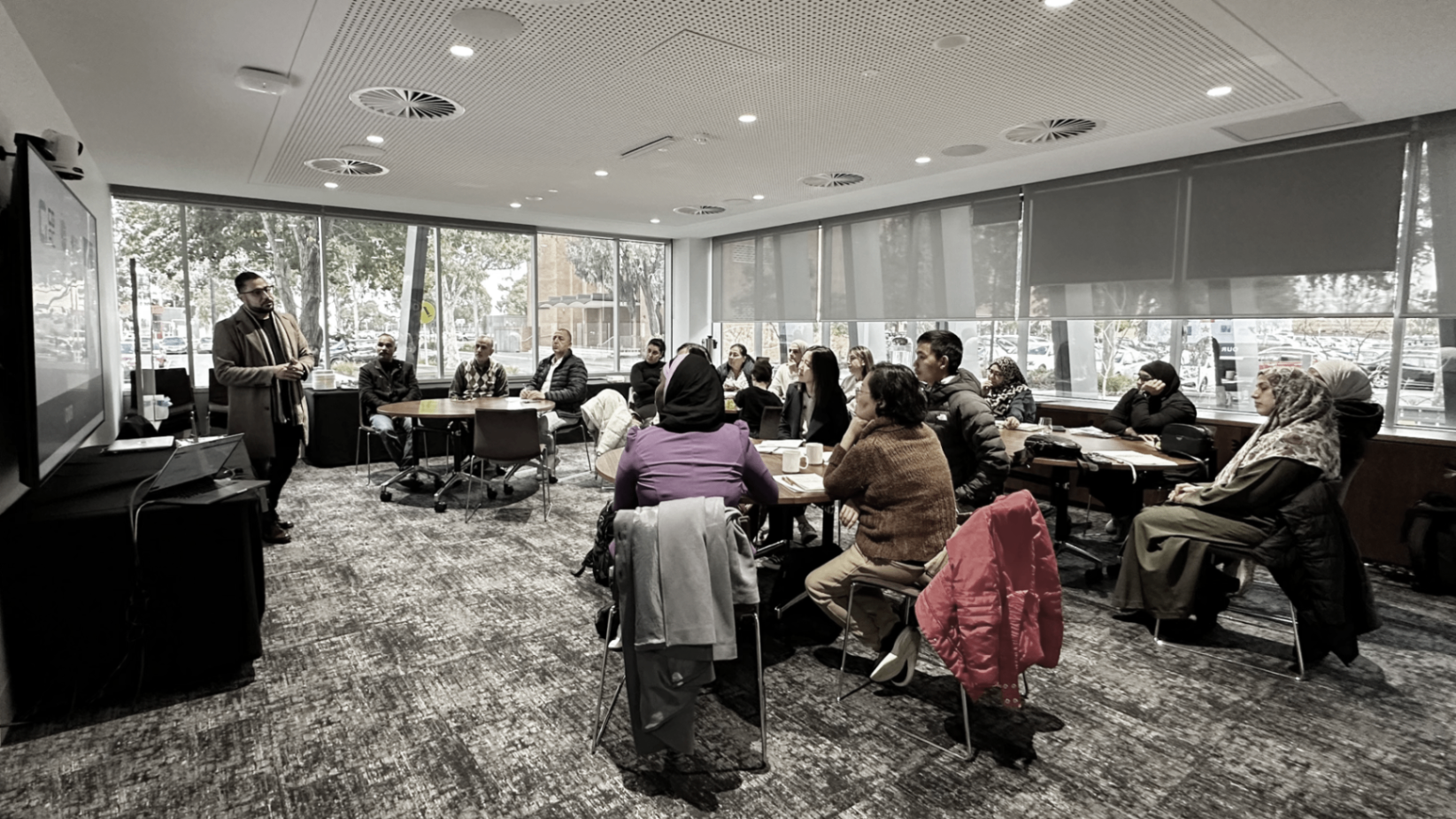 Participants attending a Business Navigator workshop session.